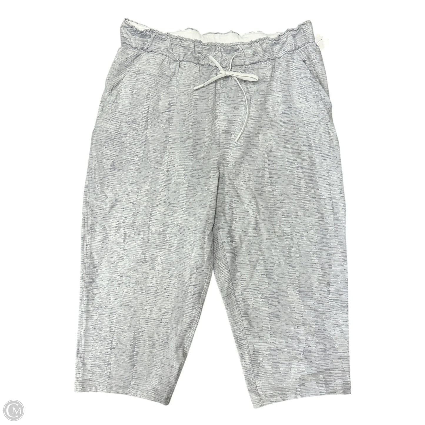 Athletic Capris By Lululemon In Grey, Size: 12