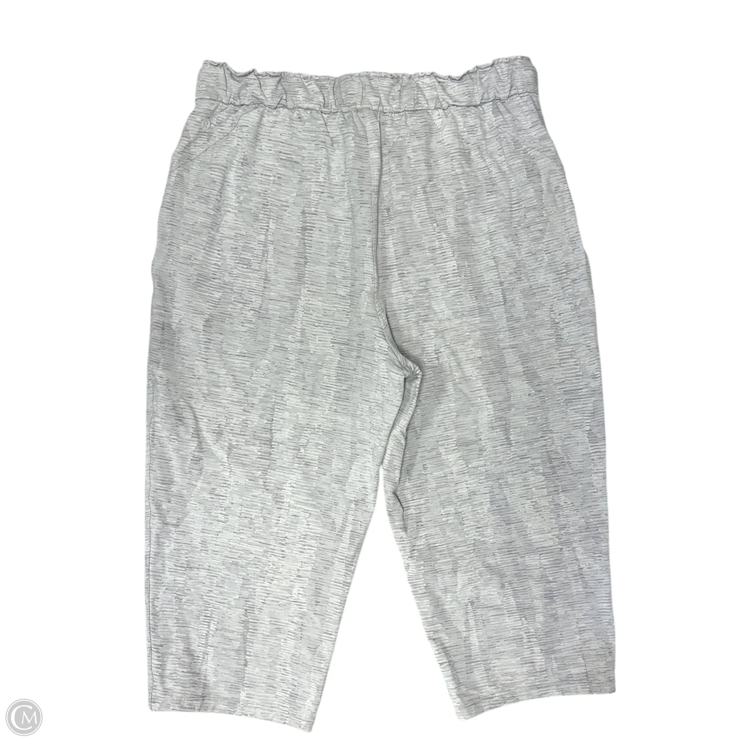 Athletic Capris By Lululemon In Grey, Size: 12