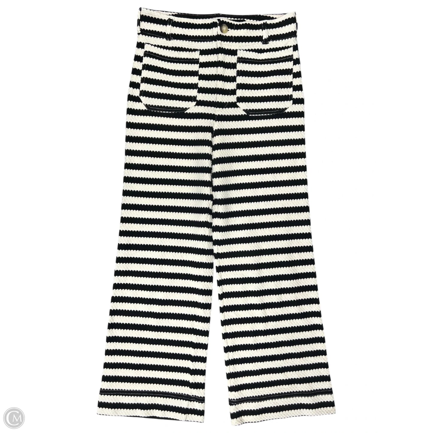 Pants Other By Maeve In Black & Cream, Size: 8