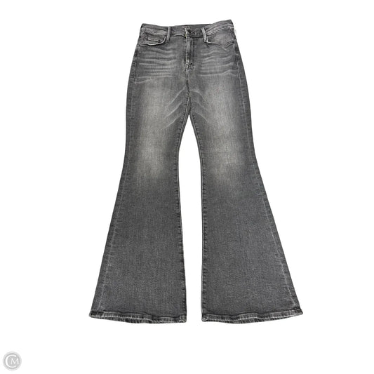 Jeans Straight By Mother In Black Denim, Size: 6