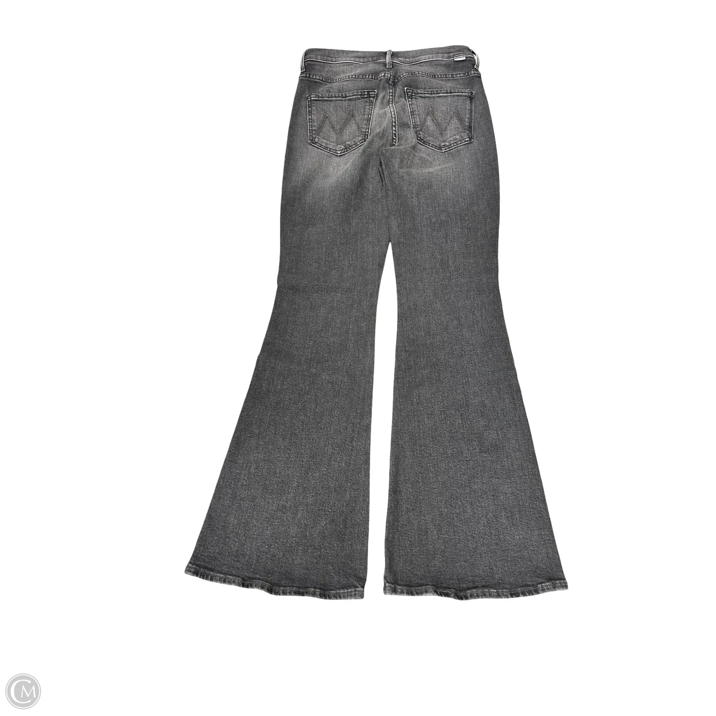 Jeans Straight By Mother In Black Denim, Size: 6