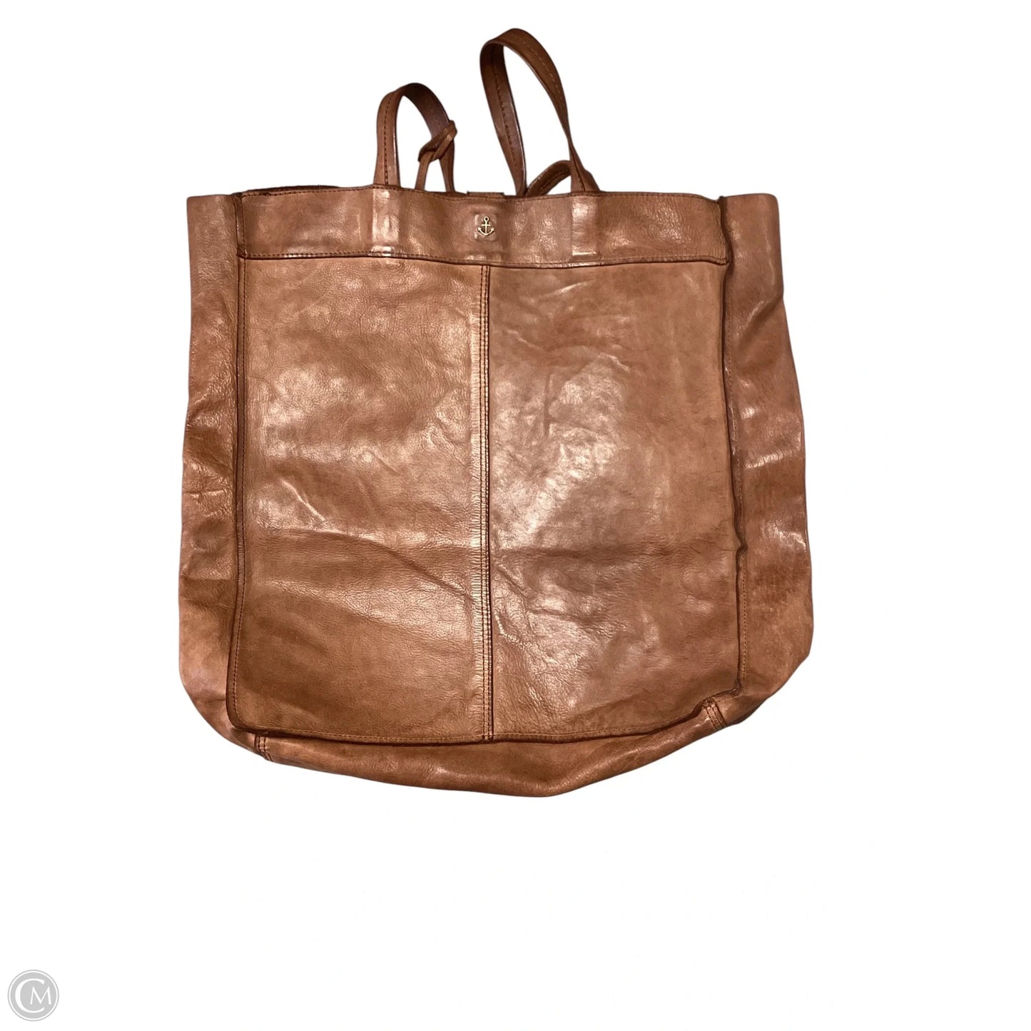 Handbag Leather By Clothes Mentor, Size: Large