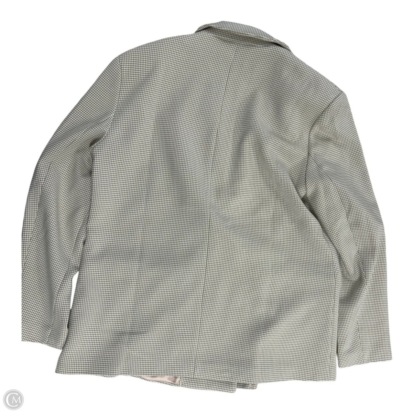 Blazer By Clothes Mentor In Cream & Tan, Size: L