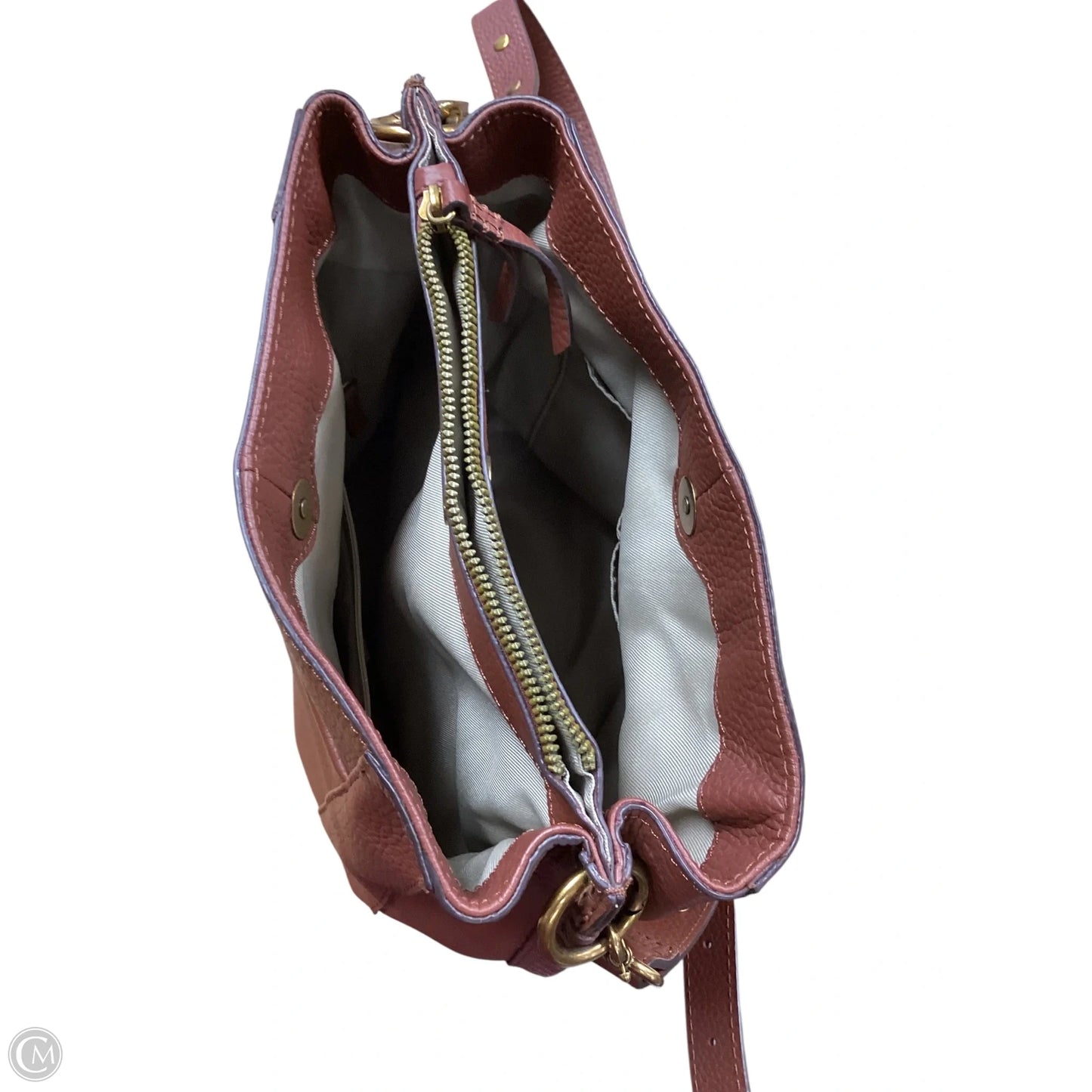 Handbag Leather By Margot, Size: Small