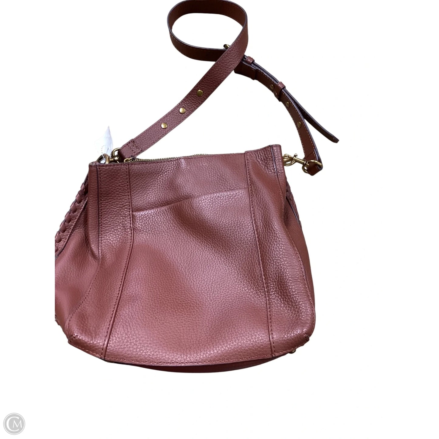 Handbag Leather By Clothes Mentor, Size: Small