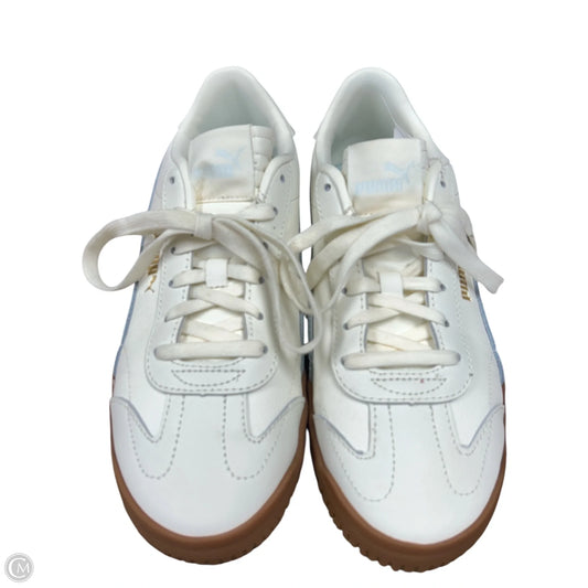 Shoes Sneakers By Puma In Blue & Cream, Size: 8
