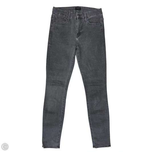 Jeans Skinny By Mother In Black Denim, Size: 0
