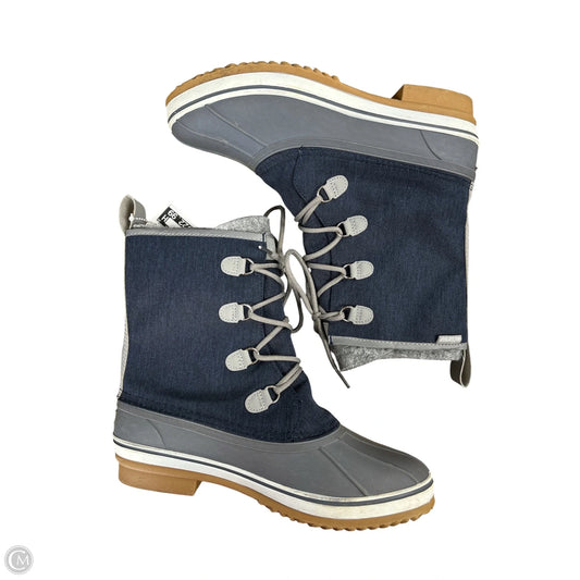 Boots Snow By Cme In Navy, Size: 9