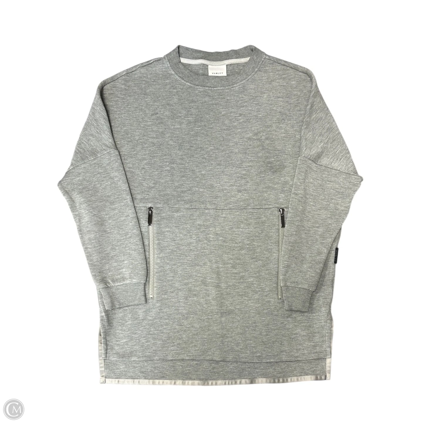 Sweatshirt Crewneck By Varley In Grey, Size: Xs