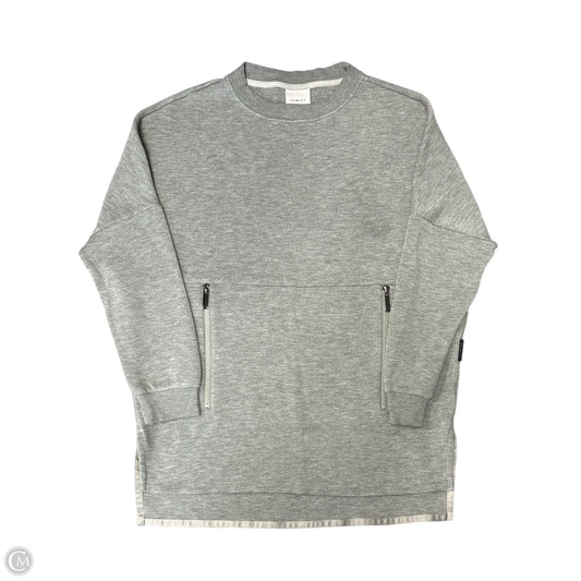 Sweatshirt Crewneck By Varley In Grey, Size: Xs