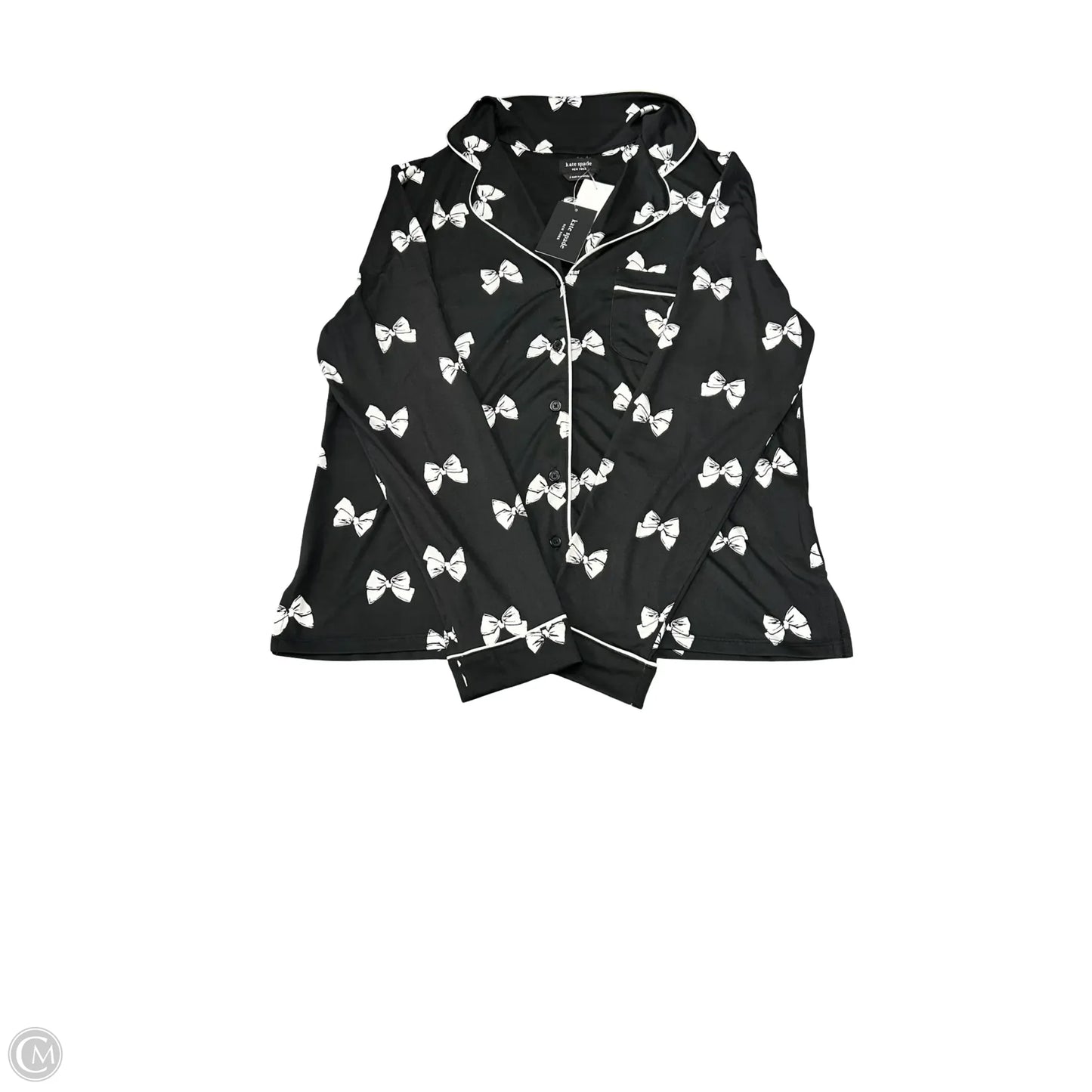 Pajamas Designer By Kate Spade In Black & White, Size: S