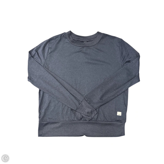 Athletic Top Long Sleeve Crewneck By Vuori In Blue, Size: S