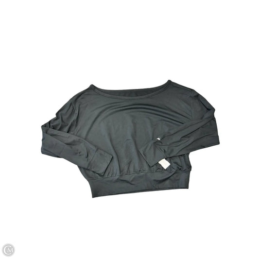 Athletic Top Long Sleeve Crewneck By Fabletics In Black, Size: Xl