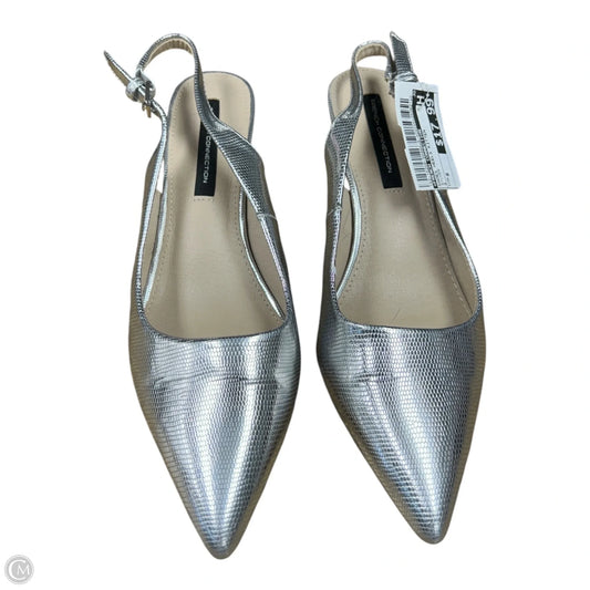 Shoes Heels Kitten By French Connection In Silver, Size: 8