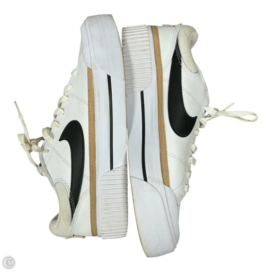 Shoes Sneakers Platform By Nike In Black & White, Size: 11