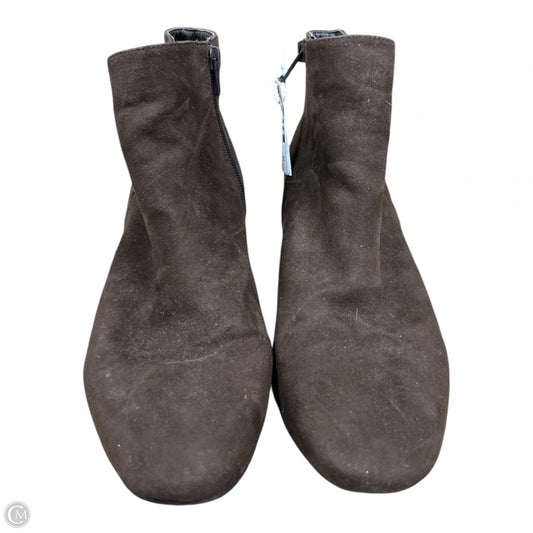 Boots Ankle Heels By Kelly And Katie In Brown, Size: 10