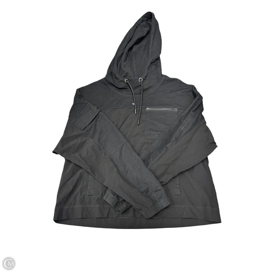 Sweatshirt Hoodie By Cabi In Black, Size: L
