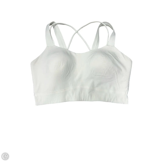 Athletic Bra By Lululemon In White, Size: 10