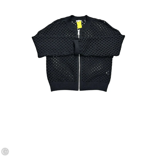 Sweater Cardigan By 7diamonds In Black, Size: M