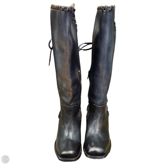 Boots Knee Heels By Freebird In Black, Size: 7