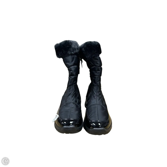 Boots Snow By Easy Street In Black, Size: 8.5