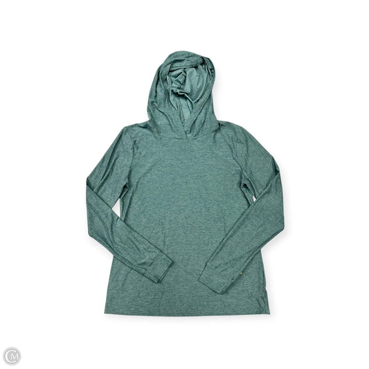 Athletic Top Long Sleeve Hoodie By Beyond Yoga In Green, Size: S