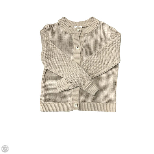 Sweater Cardigan By Current Air In Beige, Size: S