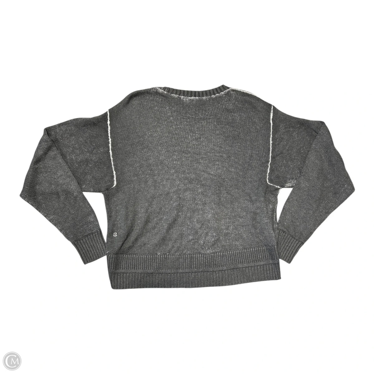 Sweater By Lululemon In Grey, Size: S