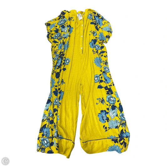 Jumpsuit By Anthropologie In Floral Print, Size: M