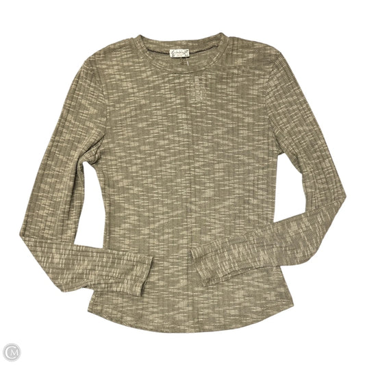 Top Long Sleeve By Free People In Green, Size: Xs