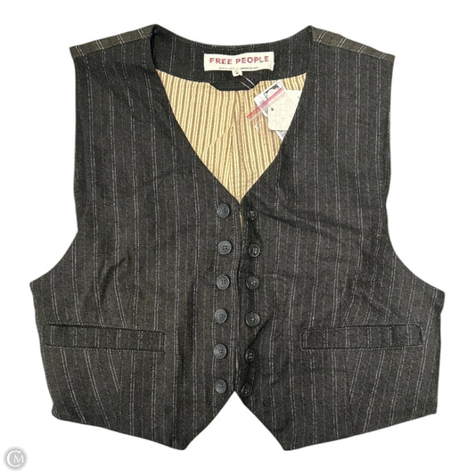 Vest Other By Free People In Black & Green, Size: M