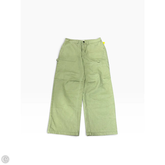Jeans Straight By Billabong In Green Denim, Size: 6