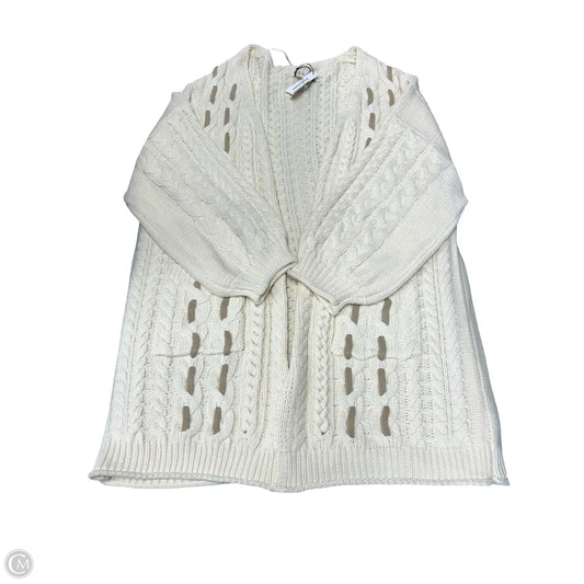 Sweater Cardigan By Pol In Cream, Size: L