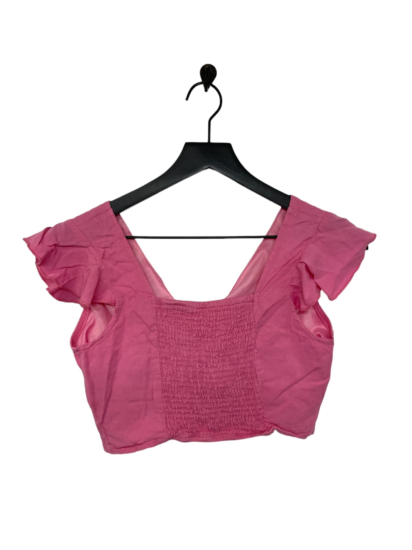 Pink Top Short Sleeve Cme, Size M