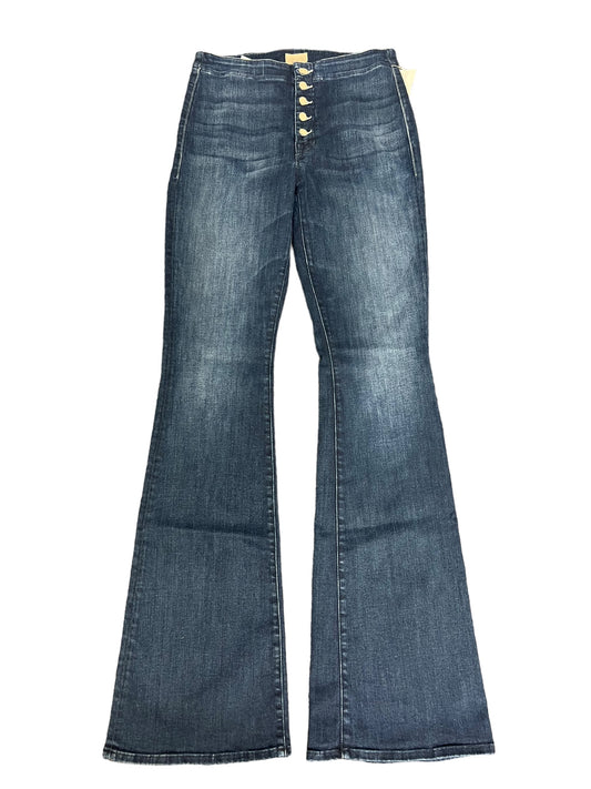 Jeans Boot Cut By Mother Jeans In Blue Denim, Size: 8