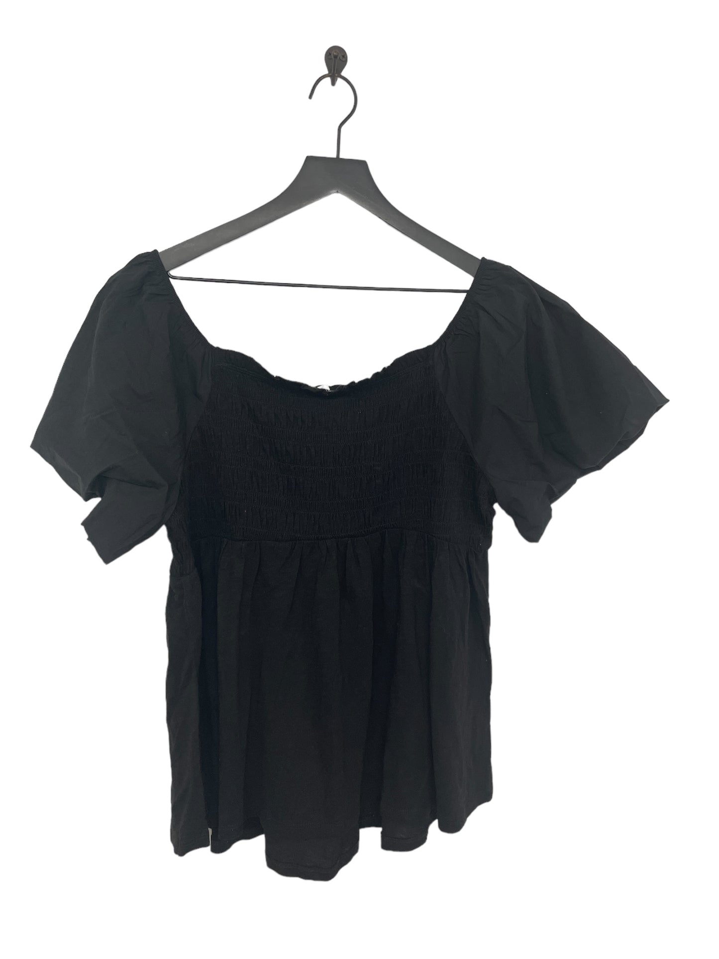 Top Short Sleeve By Torrid In Black, Size: 1x