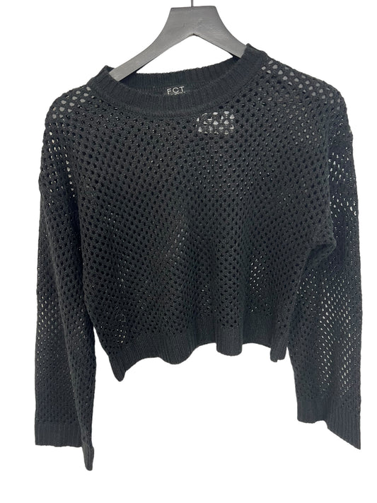 Sweater By Clothes Mentor In Black, Size: L