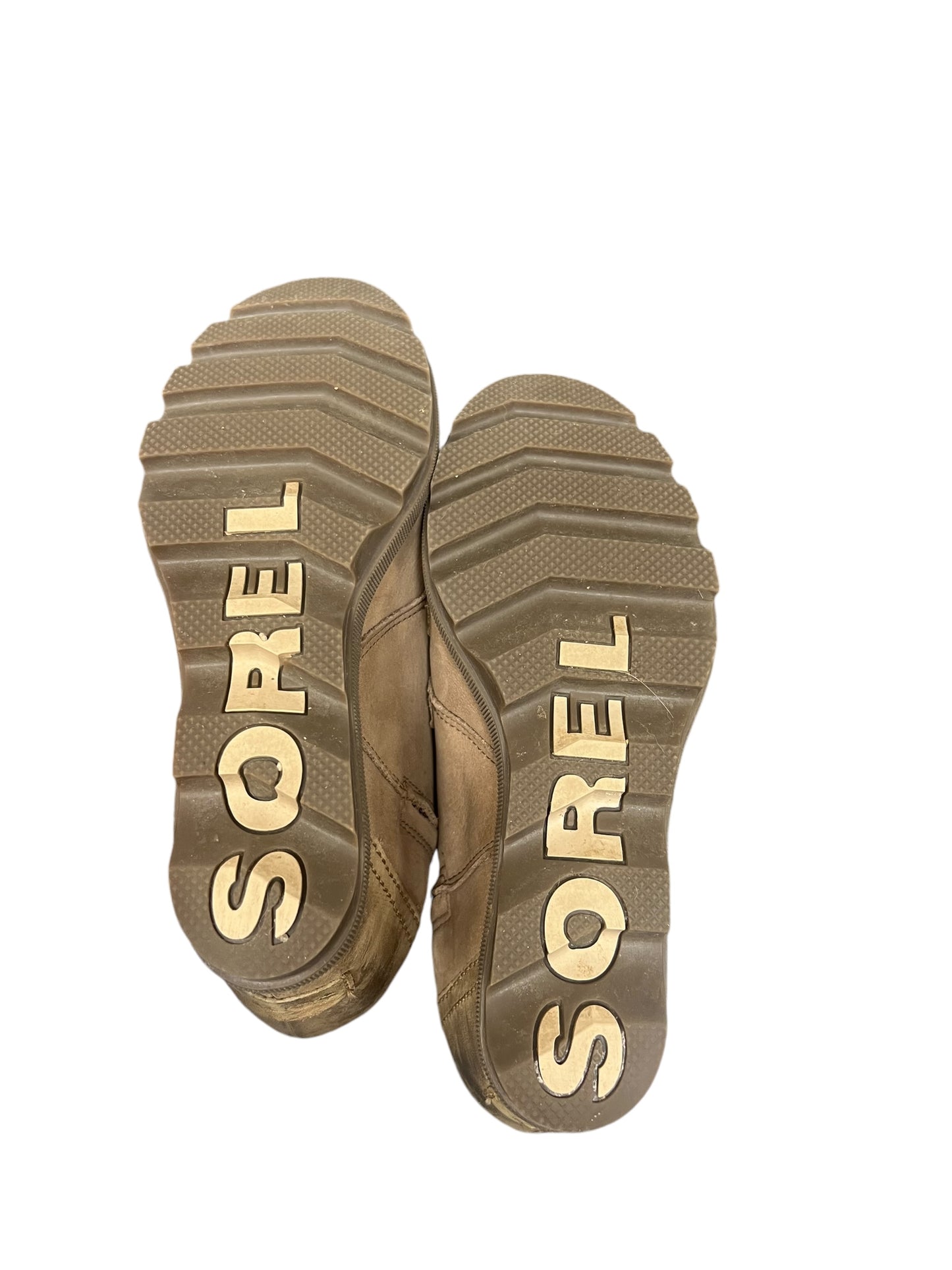 Boots Mid-calf Flats By Sorel In Beige, Size: 8.5