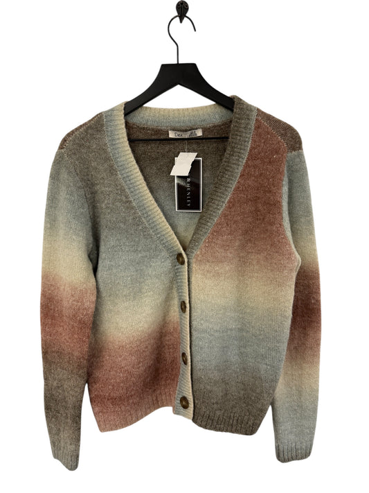 Sweater Cardigan By Dex In Ombre Print, Size: M