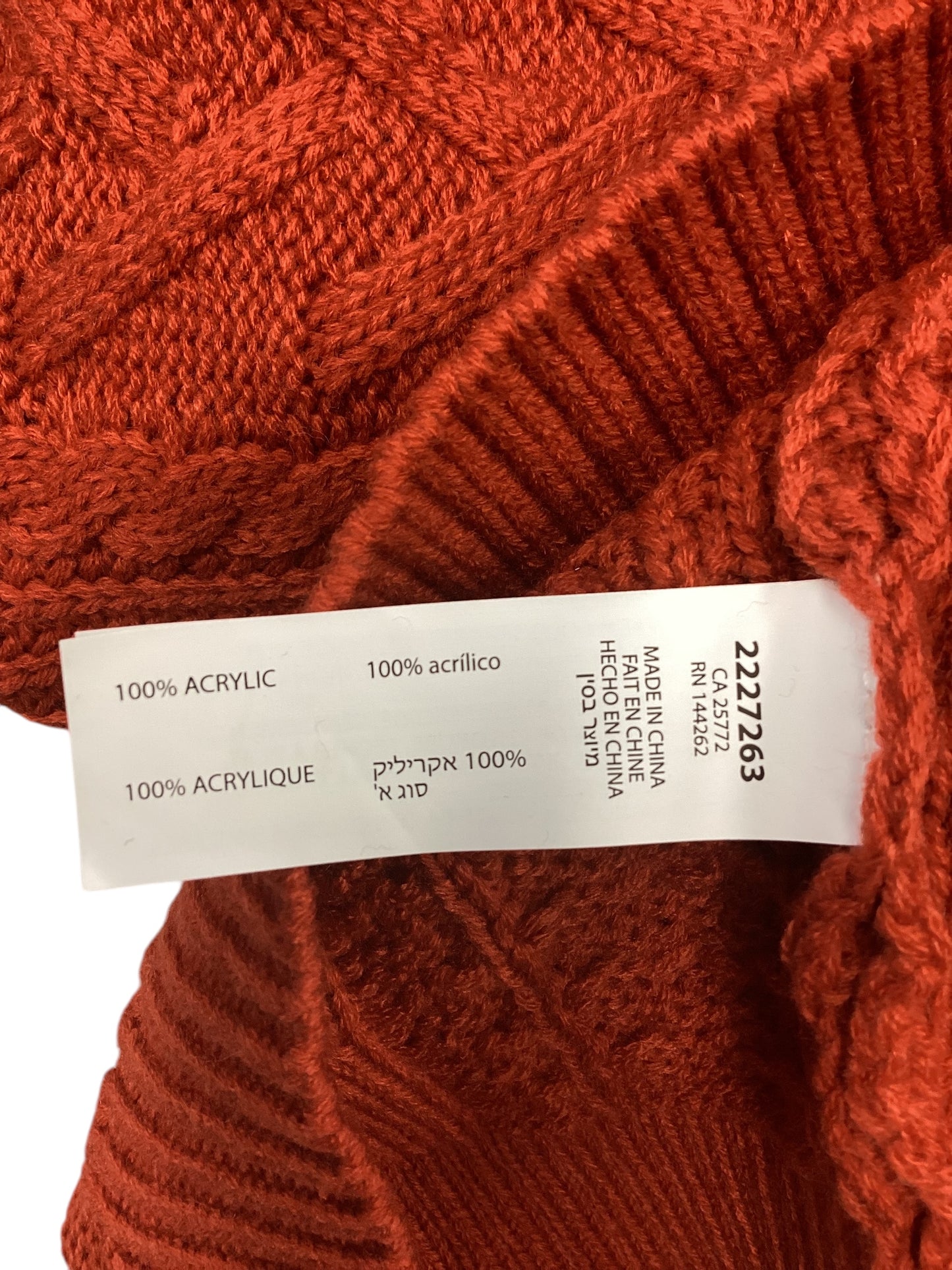 Sweater Cardigan By Clothes Mentor In Orange, Size: Xs