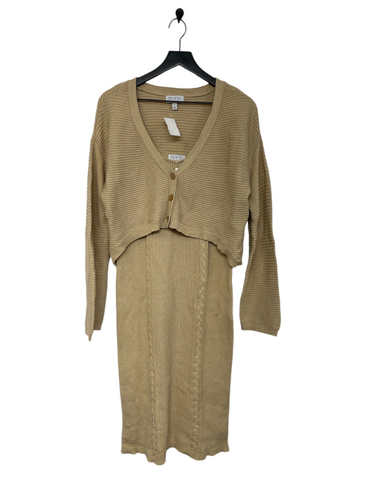 Dress Set 2pc By Sofia By Sofia Vergara In Tan, Size: Xl