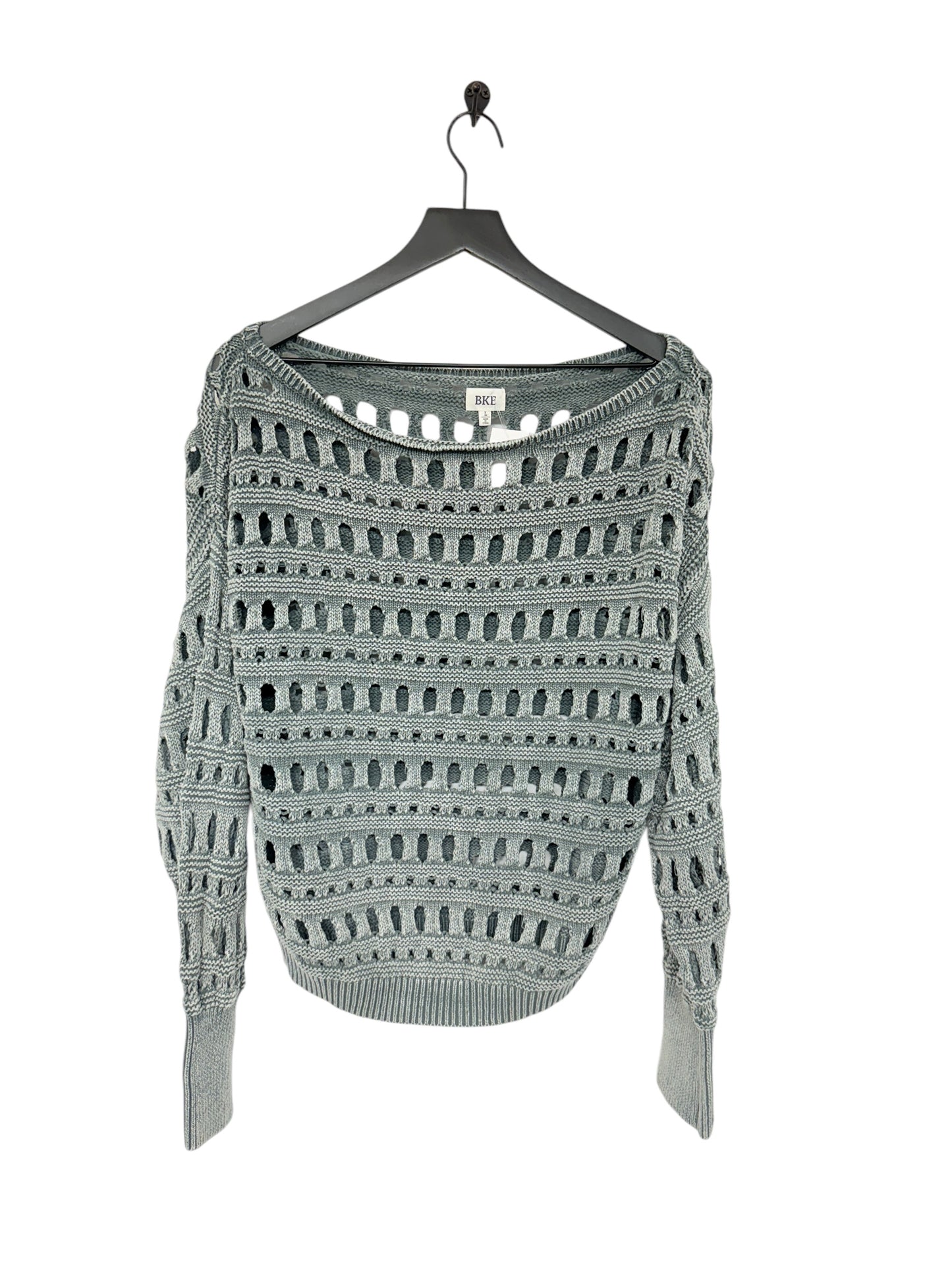 Sweater By Bke In Grey, Size: L