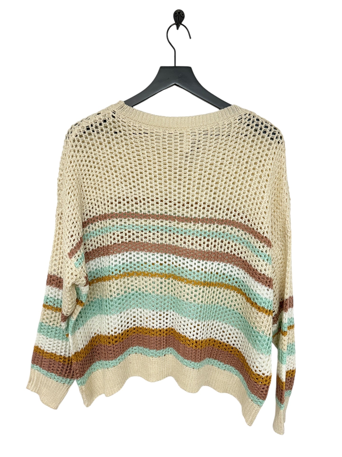 Sweater By Wishlist In Cream, Size: M