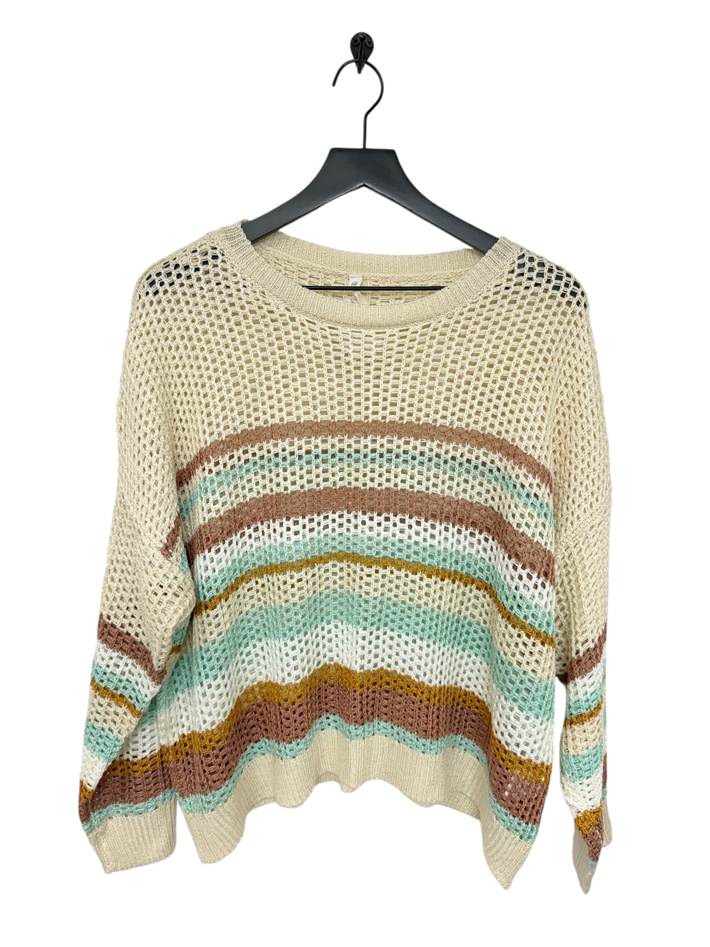 Sweater By Wishlist In Cream, Size: M