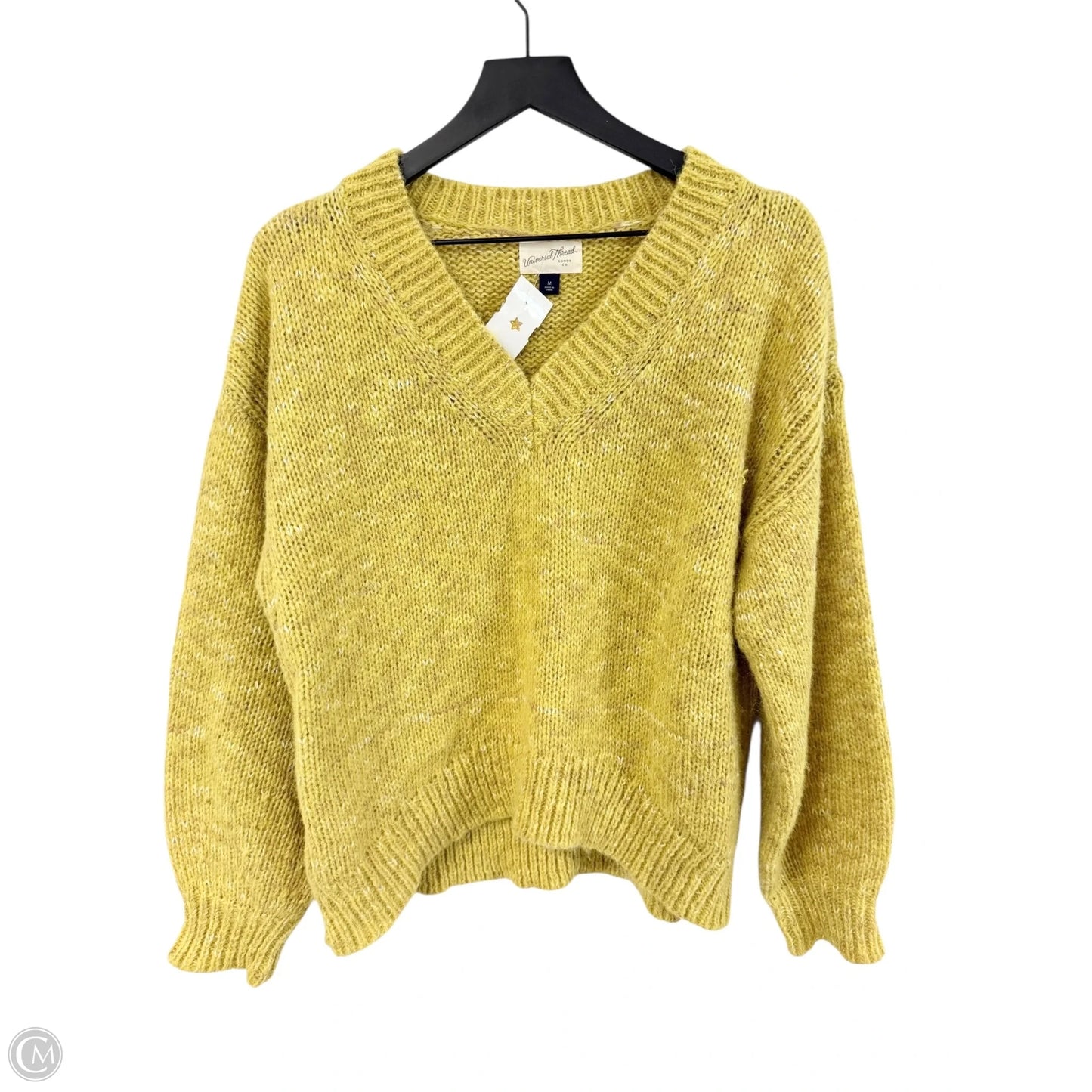 Sweater By Clothes Mentor In Yellow, Size: M
