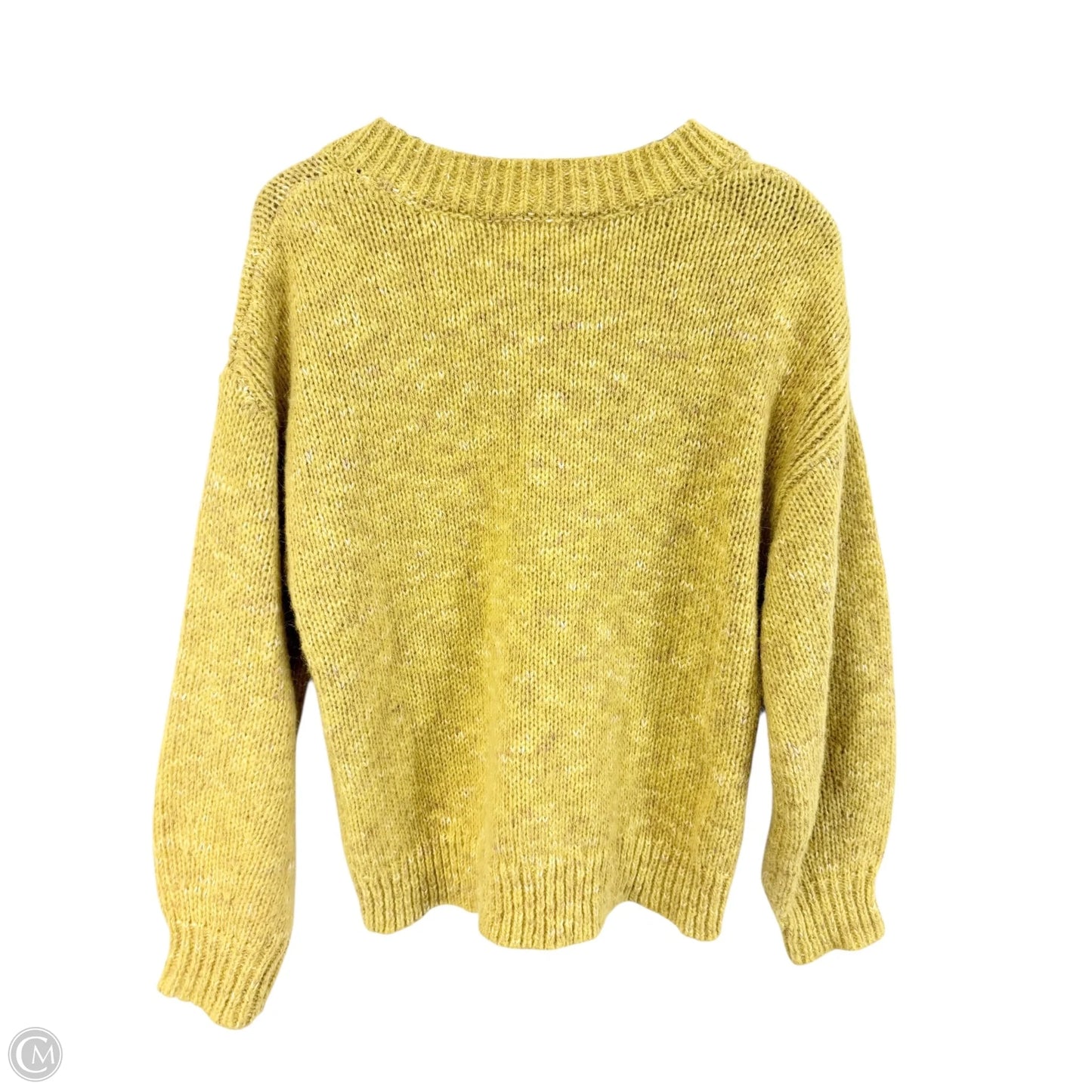 Sweater By Clothes Mentor In Yellow, Size: M