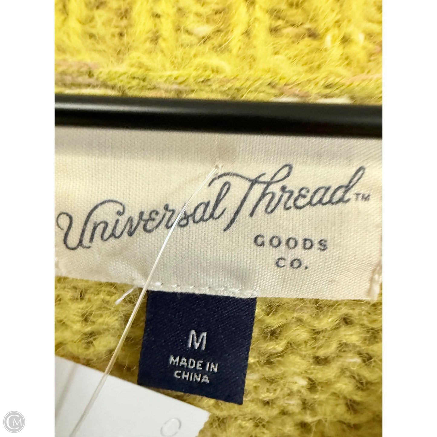 Sweater By Clothes Mentor In Yellow, Size: M