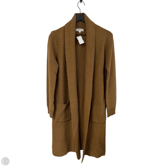 Sweater Cardigan By Clothes Mentor In Brown, Size: S