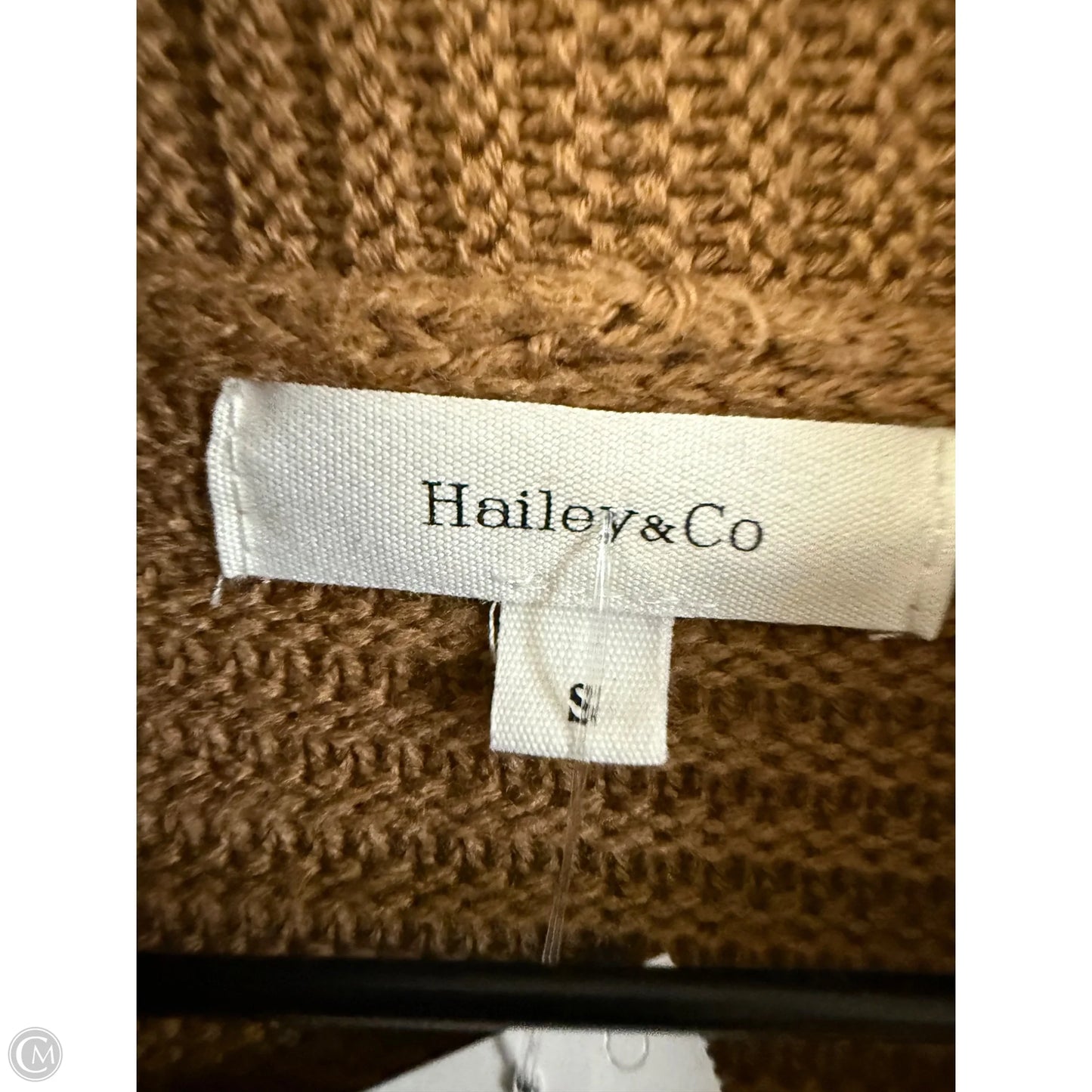 Sweater Cardigan By Clothes Mentor In Brown, Size: S