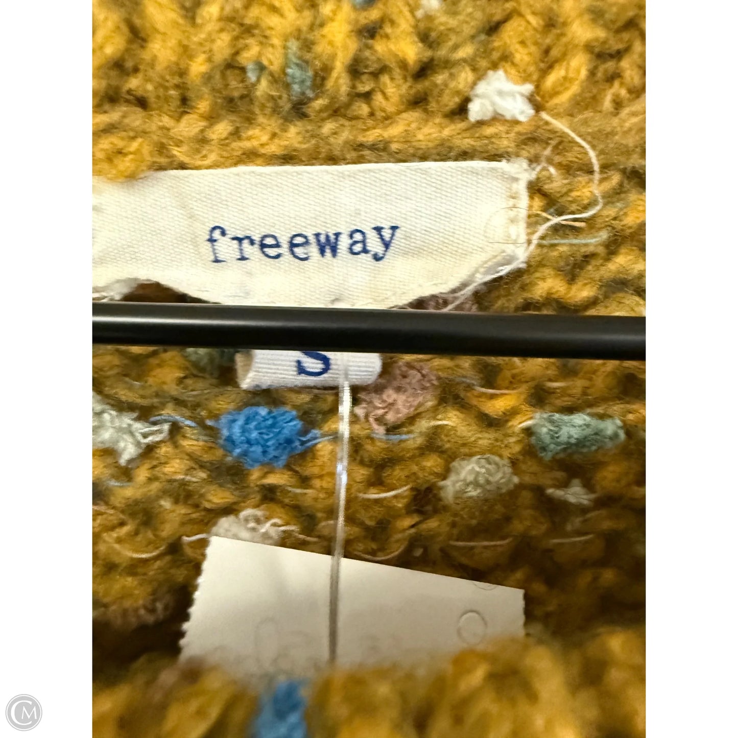 Sweater Short Sleeve By Freeway In Yellow, Size: S